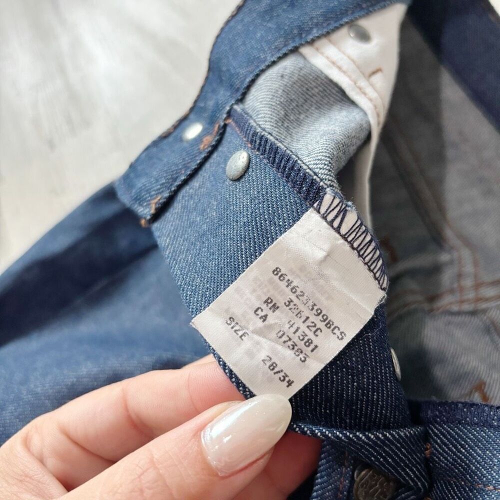 Double RL High Slim Rigid Vintage Jeans 28 X 34 - Women’s XS-S - Picture 5 of 8